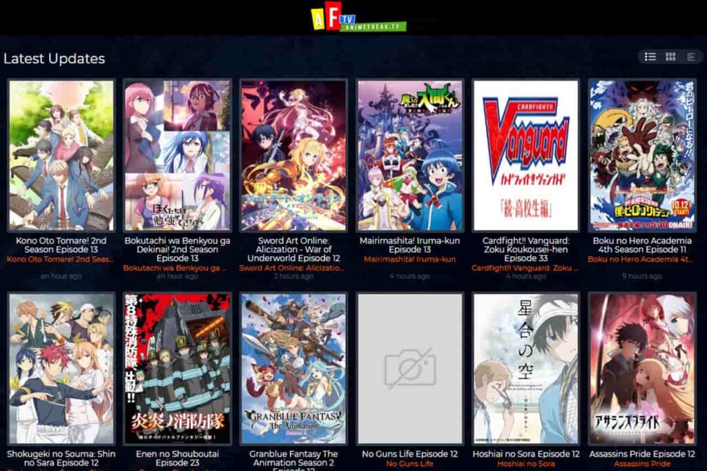 Best Anime websites