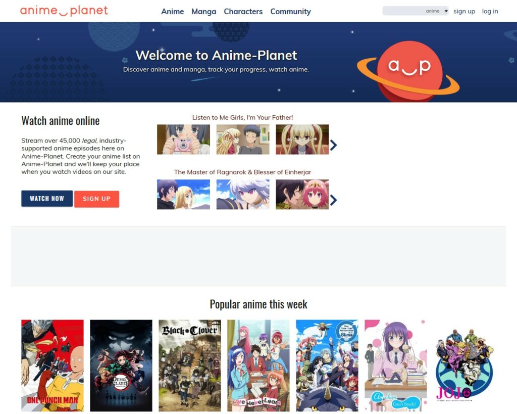 Best Anime websites