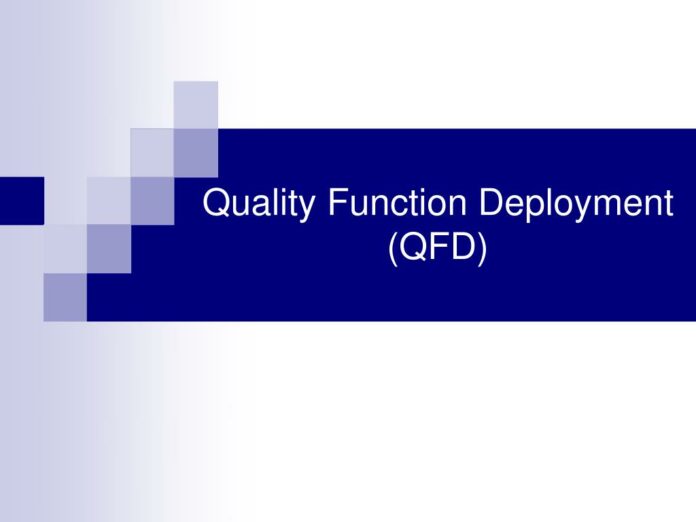 quality function deployment
