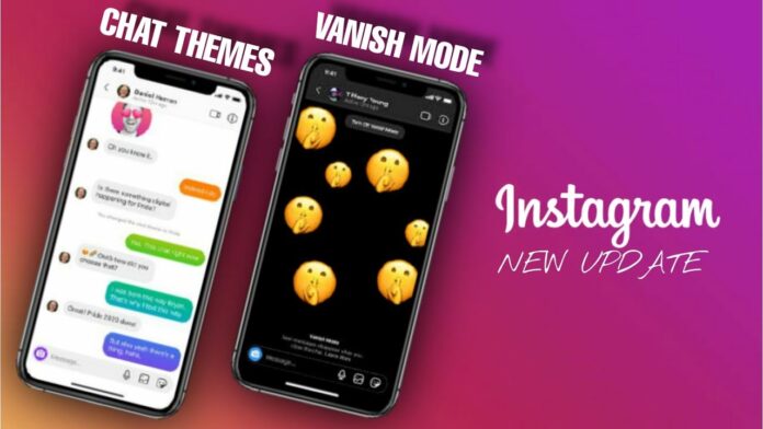 vanish mode Instagram