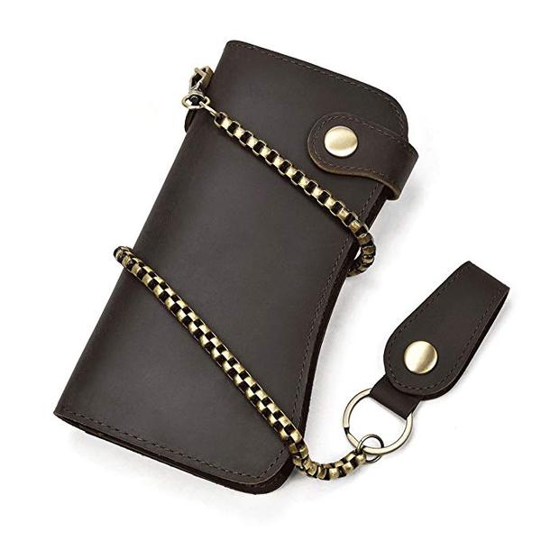 Itslife Men's RFID Blocking Chain Wallet 