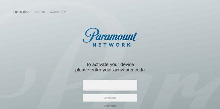 paramountnetwork.com/activate 