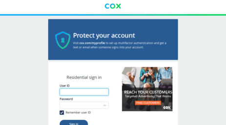 cox business login
