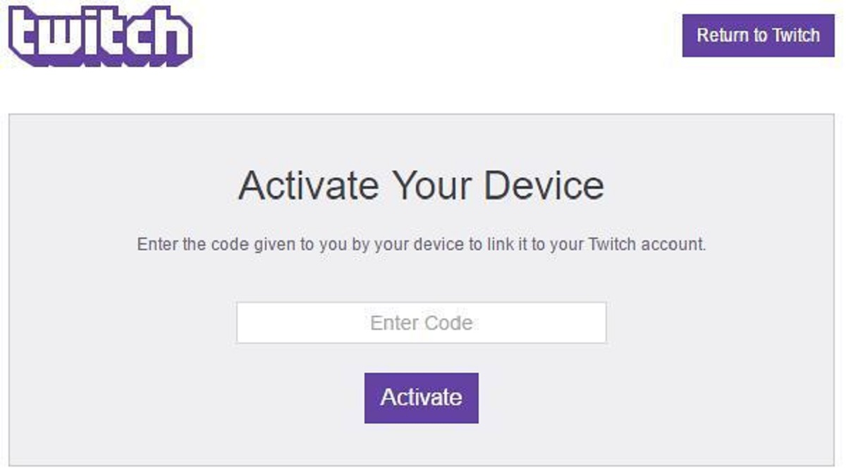 twitch.tv/activate