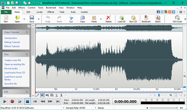 audio editing software