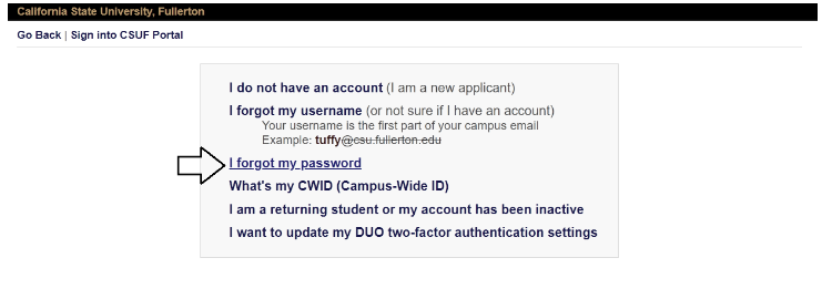 CSUF Portal