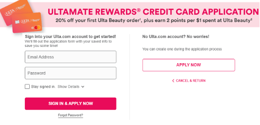 Ulta Credit Card