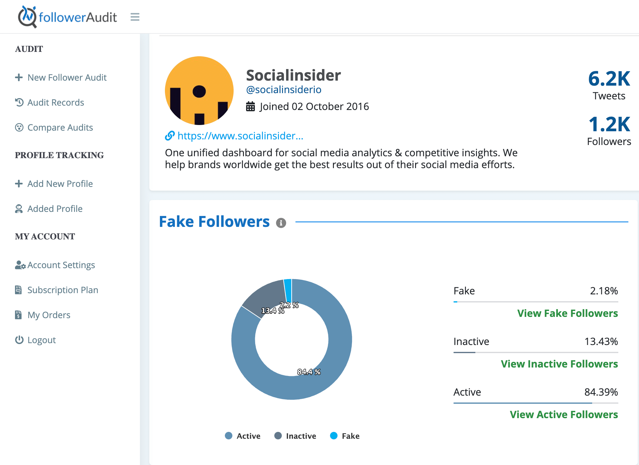 Twitteraudit