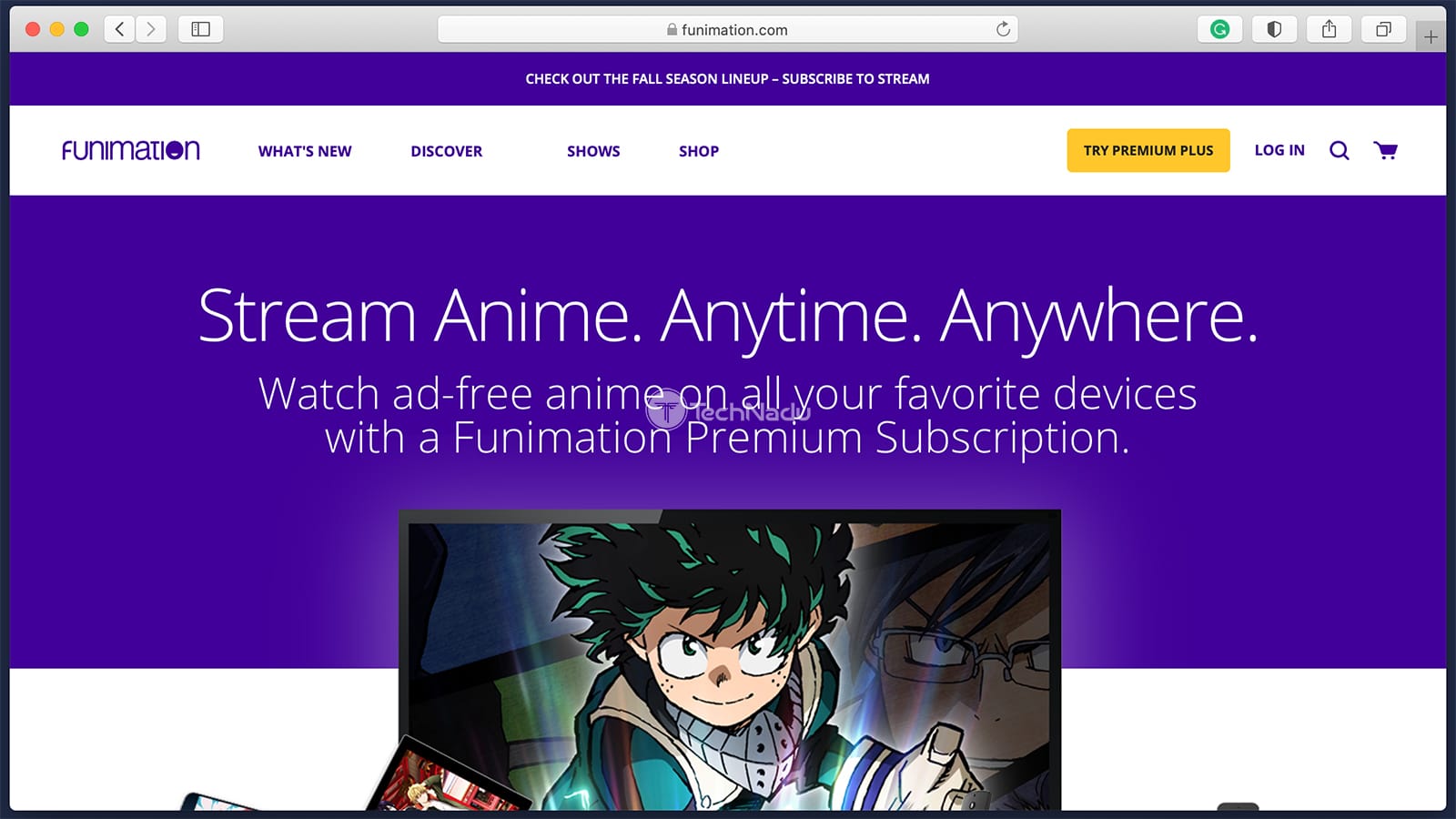 Funimation/activate