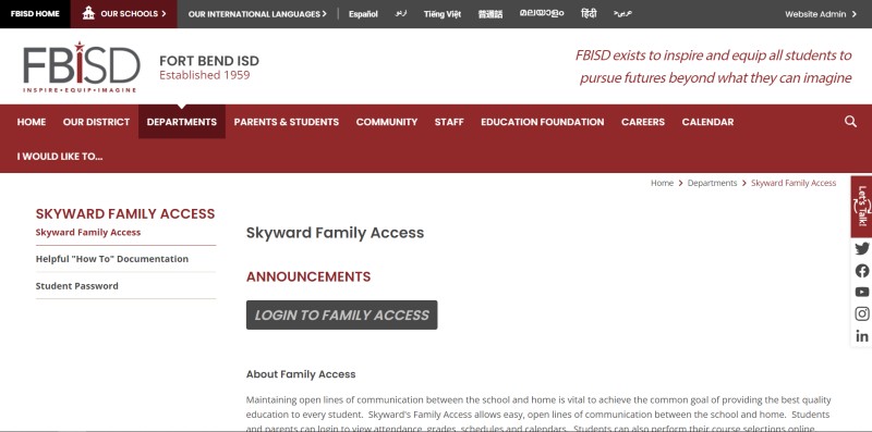 Skyward FBISD