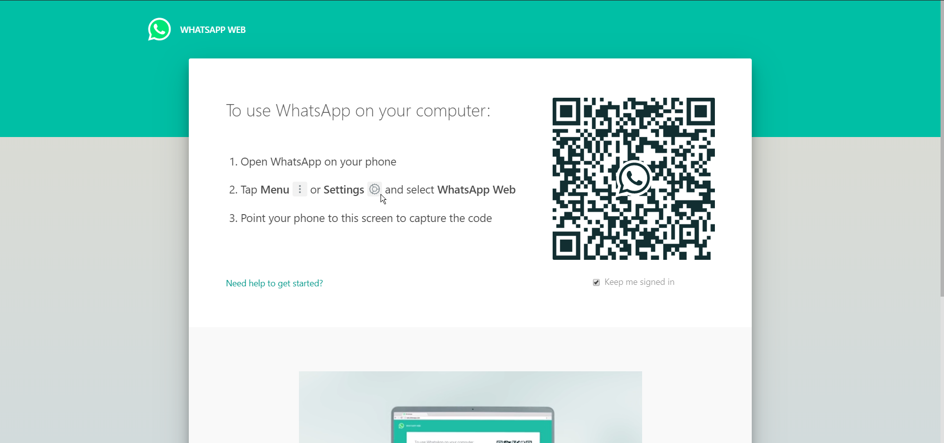 whatsapp web