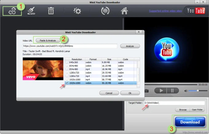 #18. WinX YouTube Downloader