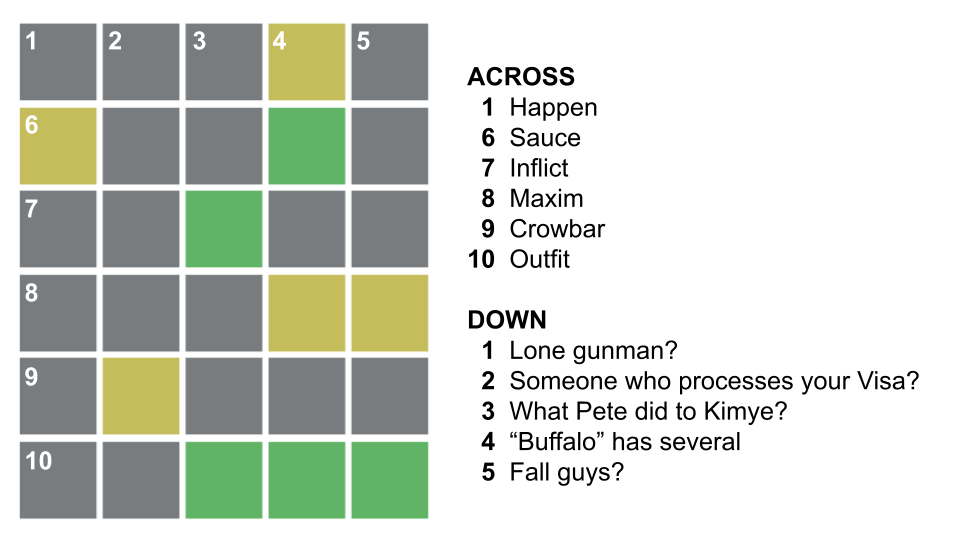 4. Crosswordle