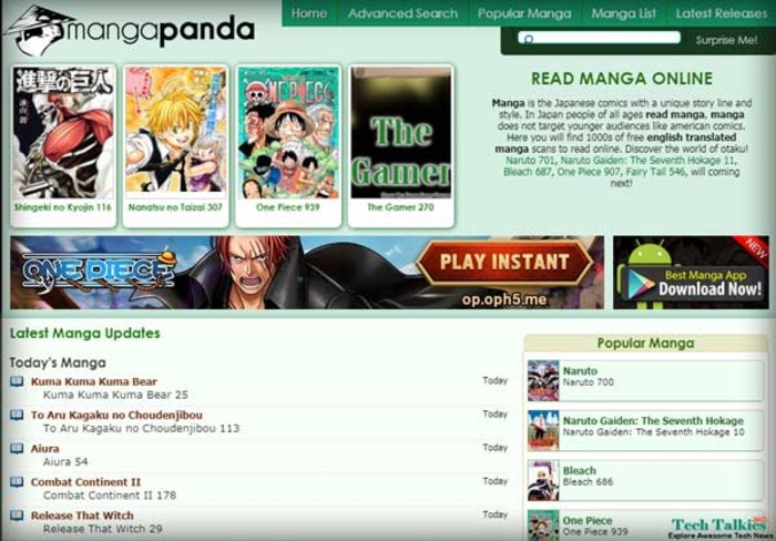 Overview of Mangapanda's Past